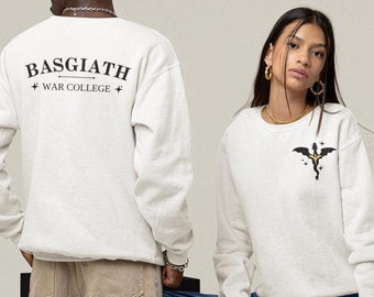 Bluza Basgiath War College, przód i tył, koszulka Dragon Riders, koszulka Fly Or Die, koszulka Riders Quadrant, prezent dla miłośnika książek fantasy