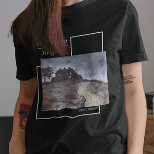 Sturmhöhe T-STÜCK | Fantasy-Romane | Belletristik | Original | Kunstdruck | Bücherwurm Geschenke | klassisch | Jahrgang | Handarbeit | unisex | niedlich
