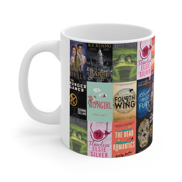 Customized Book Cover Novelty Mug, bookish gifts, bookworm mug, personalized mugs, literary gifts, reading mug, book cover art