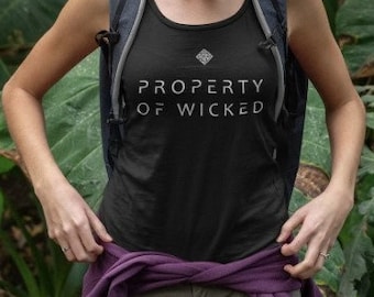 Wicked Racerback Tank-Top | TMR Panzer | literarisches Tank-Top | Buchliebhaber Tank | Sommerkleidung | Leseratte Geschenk | Buchliebhaber Geschenk | coolen Tank Tops