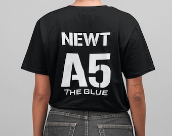 Newt A5 - The Glue T Shirt | tmr tee | book lover gift | bookish tee | bookworm shirt | newt shirt | fictional book | book gift | back print