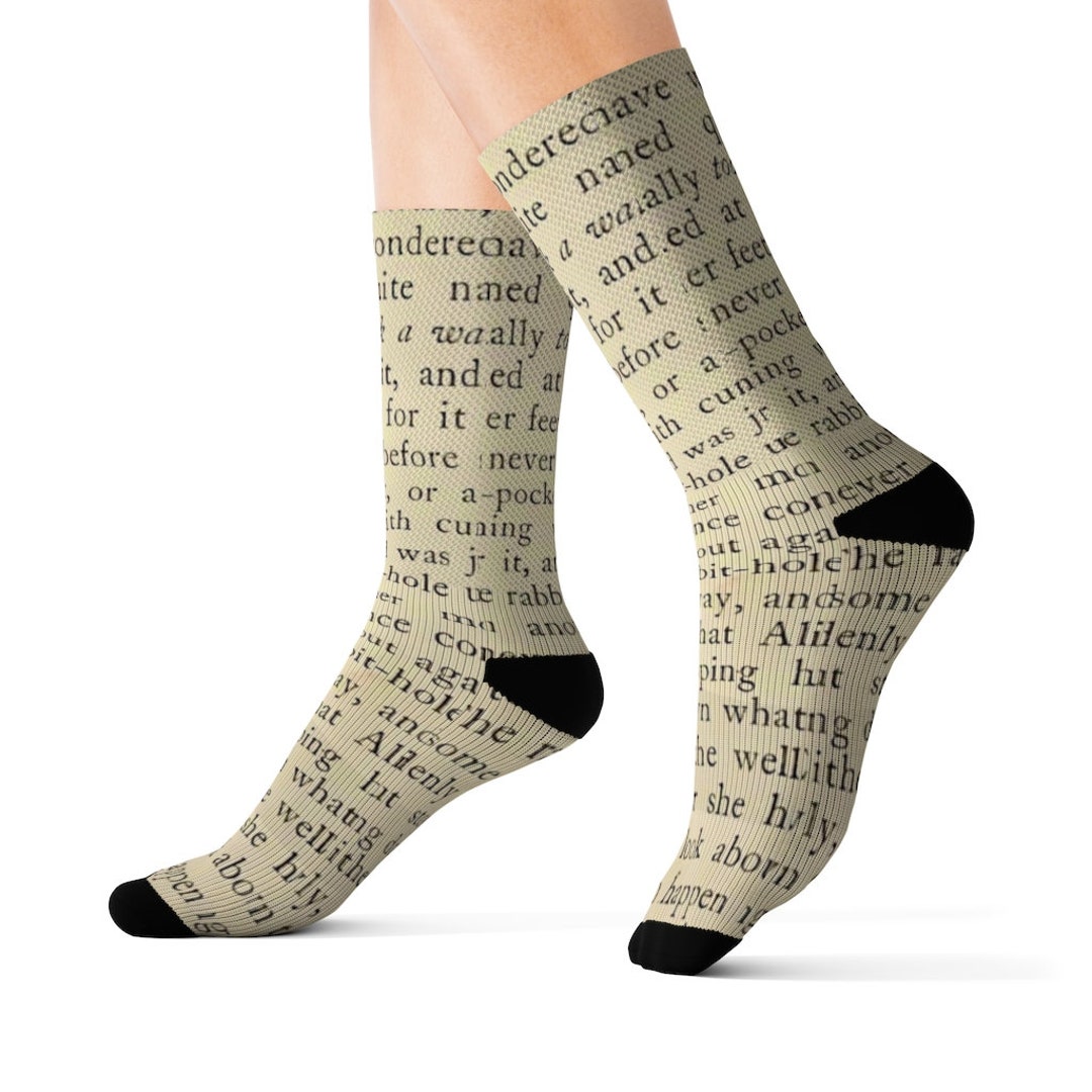 Bookish Socks Bookish Merchandise Book Product Gifts Etsy