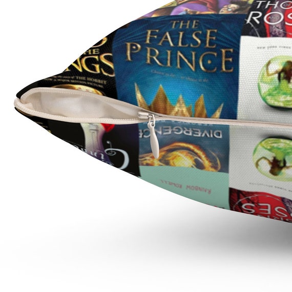 Bücherwurm Kissenbezug 50x50cm - Leseratten Geschenk Mit Buchliebhaber Spruch