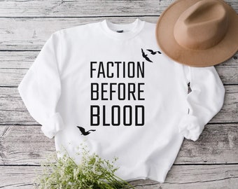 Sudadera Faction Before Blood / camiseta Divergente / sudadera Divergente / camiseta Dauntless / camiseta Faction / sudadera con capucha para amantes de los libros / amante de los libros