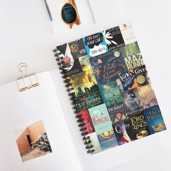 Book Lover's Spiral Notebook - 'Just One More Chapter' 5.5x8.3 Inch Reading Journal