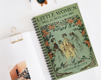 Little Women inspired Notebook | classic book | writers gift | book lover gifts | bookish gifts | bookworm journal | book notebooks | books