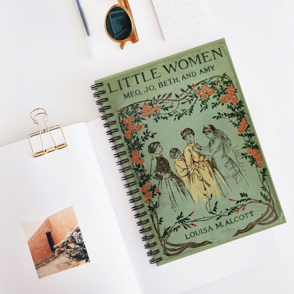 Little Women inspired Notebook | classic book | writers gift | book lover gifts | bookish gifts | bookworm journal | book notebooks | books
