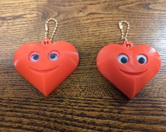 Valentine's Day Heart Googly Eye Keychain