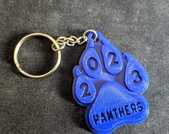 Panther Paw Keychain