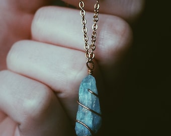 Aqua Aura necklace