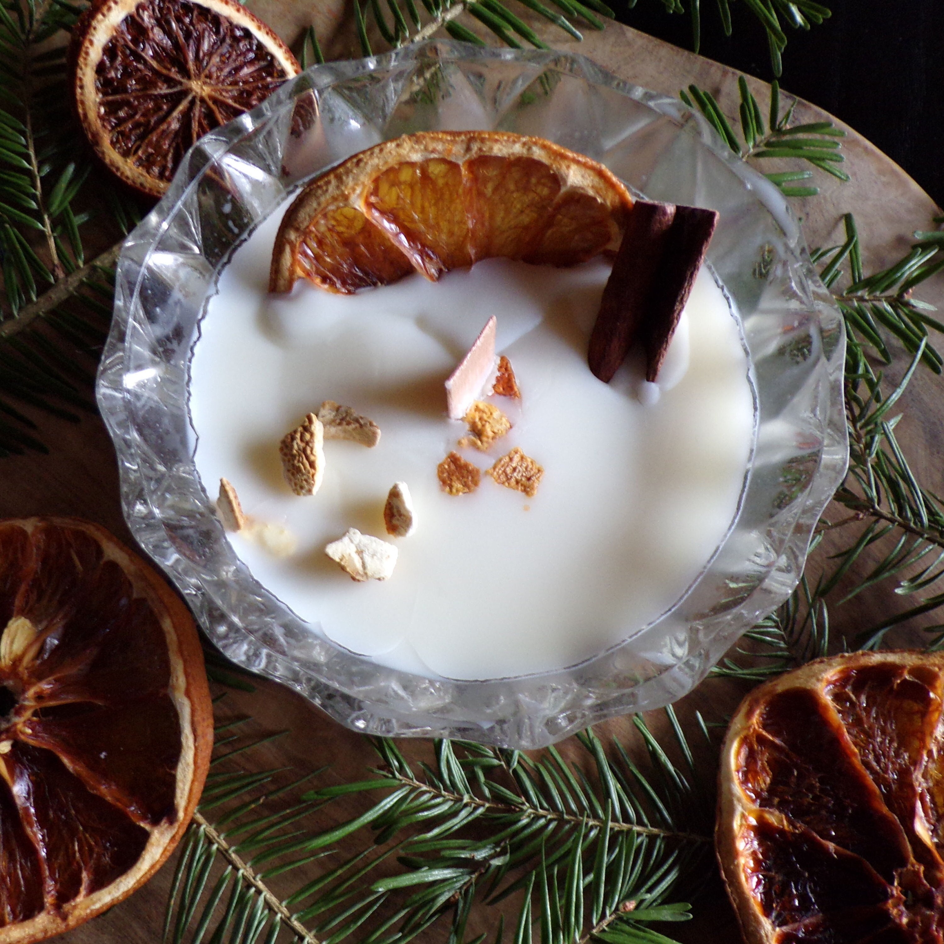 Bougie Coupelle Orange Cannelle