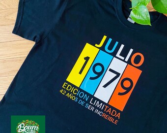 camisa de cumpleaños