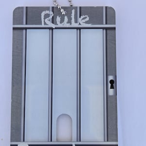 Porta-cartões de acrílico Rule Breaker