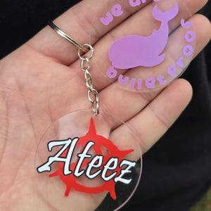 Portachiavi ispirato ad Ateez