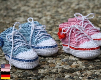 Crochet pattern, cute baby tennis shoes, boy or girl, unisex, booties, socks, boots, sandals, slippers, crochet baby shoe