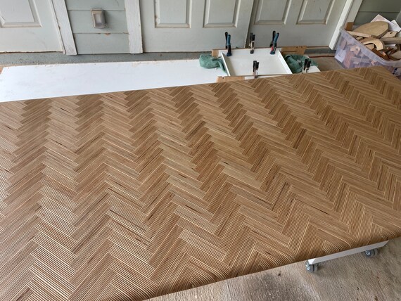 Herringbone Baltic Birch Furniture Etsy