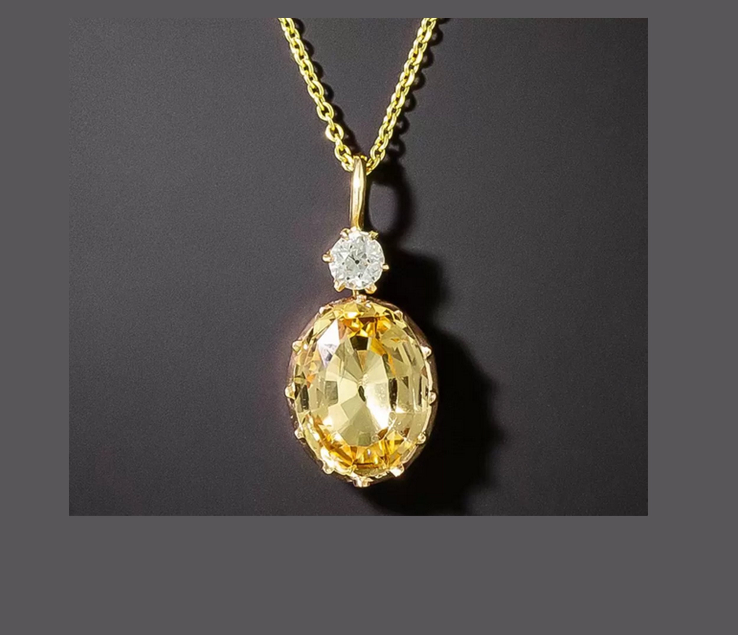 Yellow sapphire pendant necklace | Fine Jewels | 2021 | Sotheby's