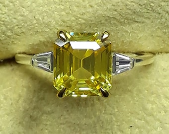 Yellow Sapphire ring Birthstone Gift Rings For Women Personalized Ring Mothers Day Gift Birthday Gift Ring For Her Birthday Gift For Her