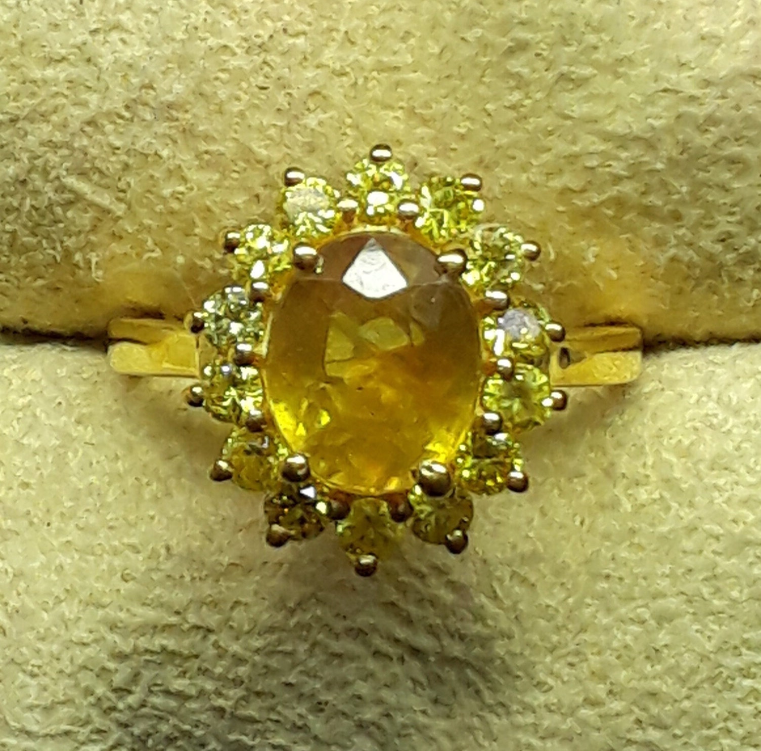 Yellow Sapphire Ring at Rs 4500 in New Delhi | ID: 26225052348