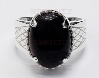 Natural Black Hakik Ring-sulemani Aqeeq Stone Ring-astrological