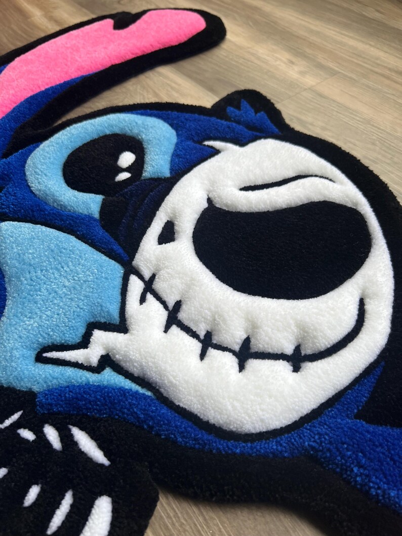 Made-to-order Jack Skellington X Stitch Custom Tufted Rug - Etsy