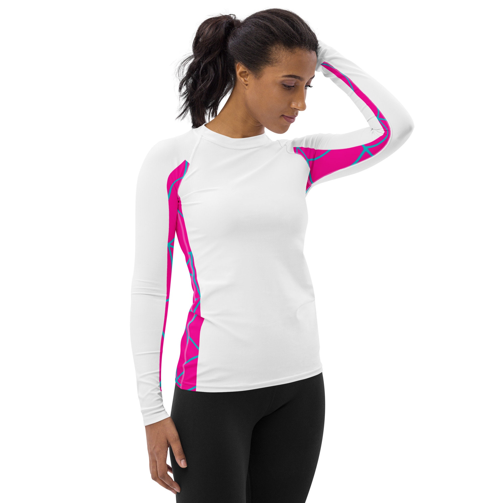 Ghost Spider Themed Women's Rash Guard