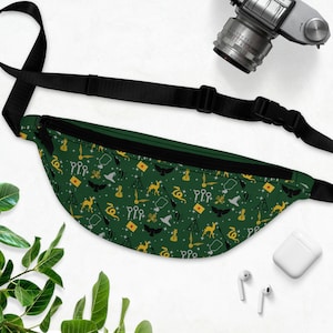 Wizarding House Pride Fanny Pack - Grün & Gold - Reisetasche