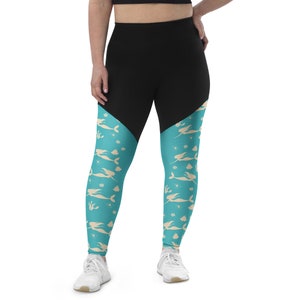 Leggings Deportivos La Sirenita - Cómodos Leggings de Compresión - Tallas XS a 3XL