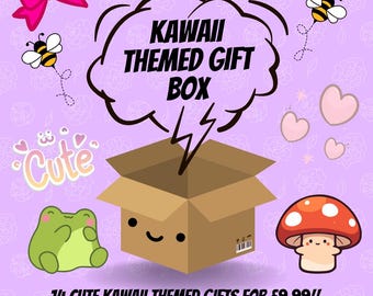Kawaii Stationary Gift Box, Japanese Anime Theme, Letterbox Gift