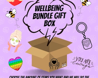 Wellbeing Gift Box, Self Care Pamper Hamper, Mental Health Support