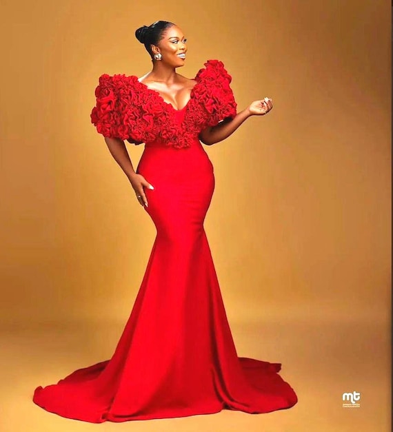 chinese dress ladies Sweetheart Soft Satin Celebrity Dress Red Carpet Mermaid Gown