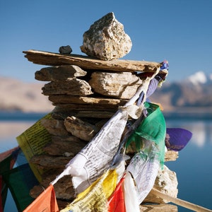 Earth Mantra Tibetan Wish Wunscharmband aus tibetischen Gebetsfahnen Bild 5