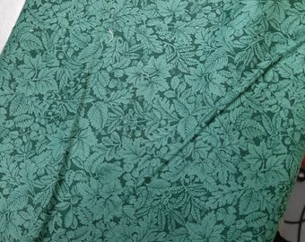 Estampado de algodón tono sobre tono verde