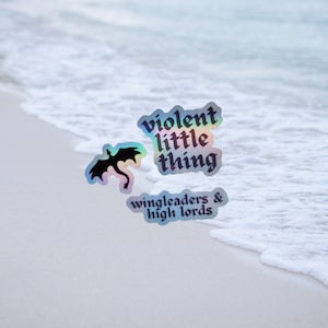 Fourth Wing Sticker Set, Dragon Rider, Bookish Kindle Stickers