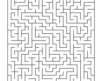 10 Printable Maze Puzzles for Kids - Medium Difficulty Activity Sheets, Kids Logic Games, Elementary Brain Breaks, 8.5x11 Instant Download