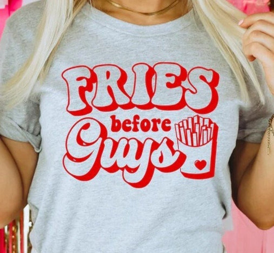 Syndicate Skænk mikro Fries Before Guys T-shirt - Etsy