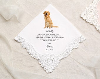 Pañuelo de boda de retrato de perro personalizado, pañuelo de mascota de gato, regalo para la novia y el novio de perro, pañuelo de retrato de gato