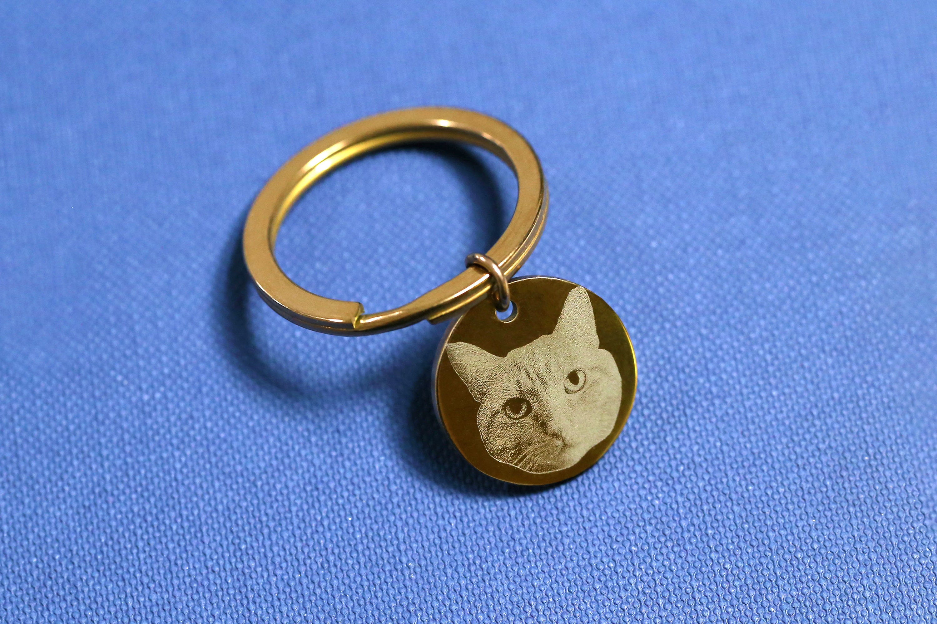 Personalized Custom Cat Portrait Ink Stamp - Unique Pet Face Stamp for Cat Lovers - Customizable Gift!