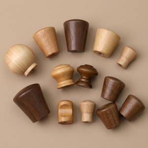 Mini wooden cabinet knobs pulls, tiny knobs for Diy box, Custom engraved box knobs, drawer handles, drawer dresser knobs
