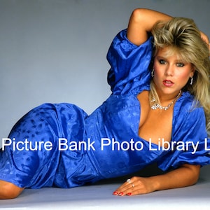 Samantha Fox A4 Print *Page 3* Blue dress