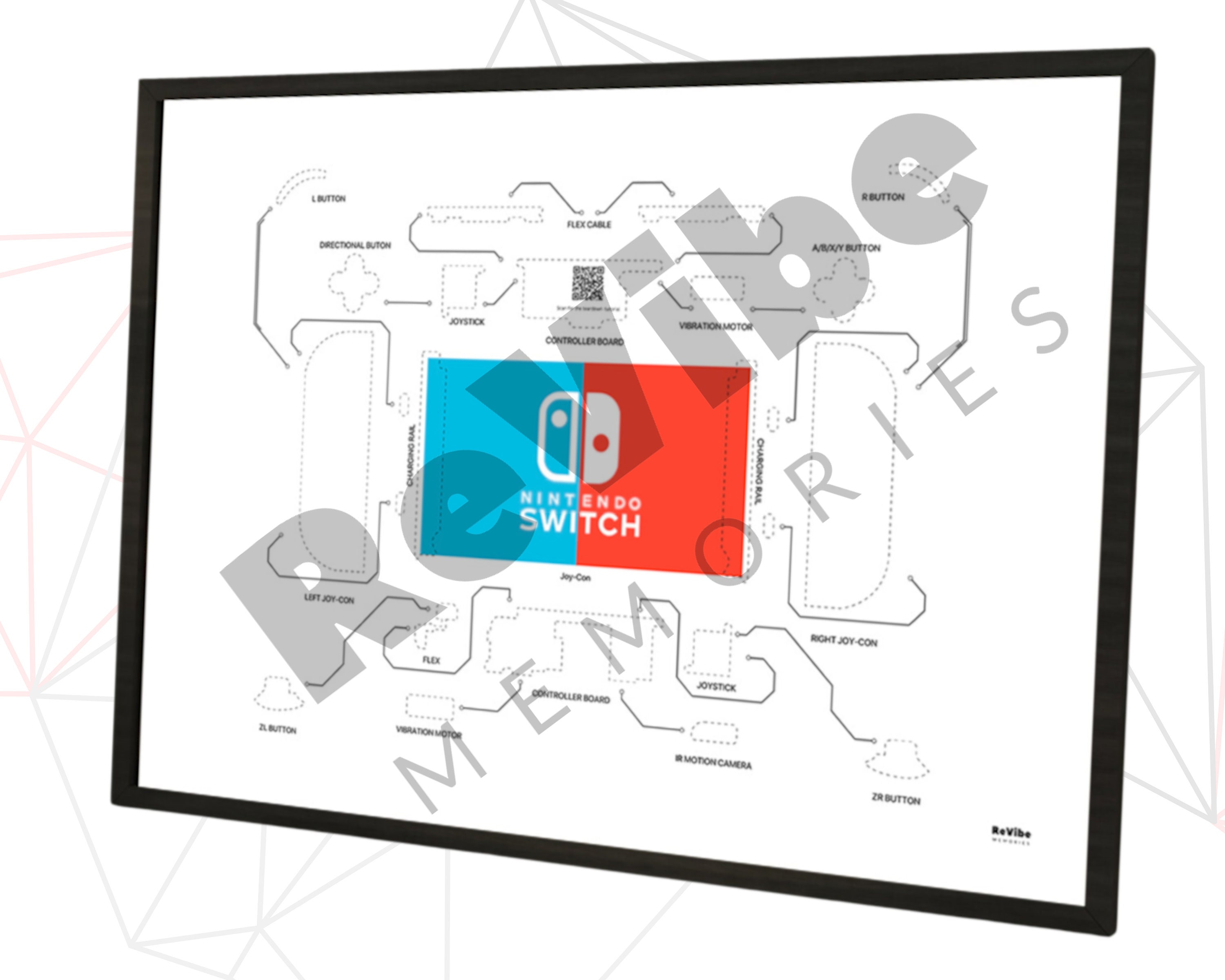 Switch JOY CON Controller Teardown Template Download , Joycon Switch ...