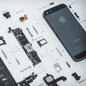 IPhone 5 Template Download | Teardown Framed Art for iPhone | Teardown ...