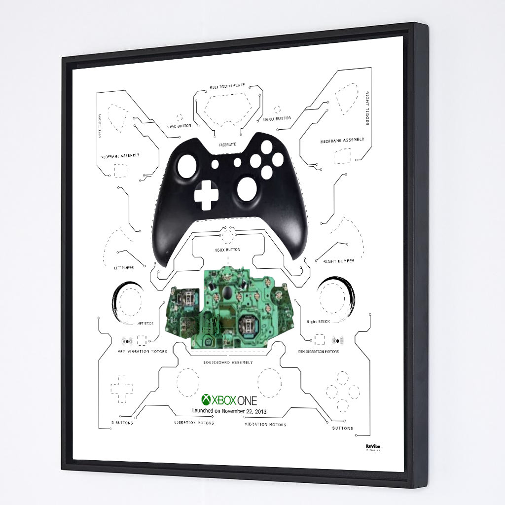 XBOX ONE Controller Teardown Template Download , Disassemble Xbox 2013