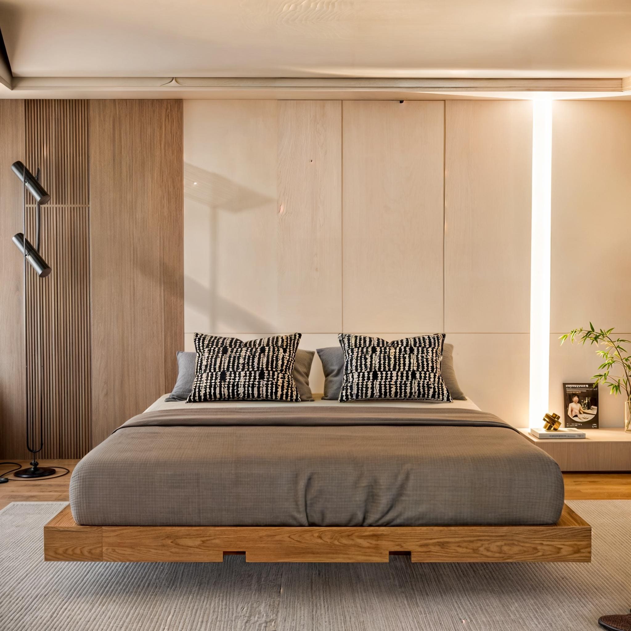 Floating bed plans - Etsy México, image size:2048x2048