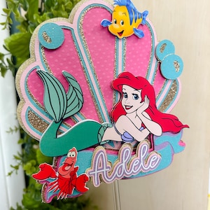 Gâteau sirène SVG, gâteau sirène, fichier de gâteau coquillage, décoration de gâteau sirène, gâteau sirène en couches 3D, fichier étoile de mer