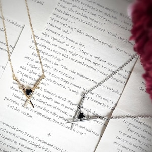 Enemies to lovers necklace | Bookish necklace