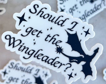Fourth Wing Sticker | Sassy Tairn Dragon Rider, Officially Licensed