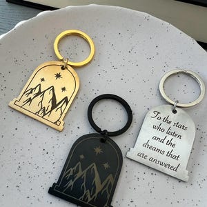 Velaris Keyring Officially Licensed ACOTAR | Keychain | Bookish gifts | Book lover gifts | Night Court |  City of Starlight | Sarah J Maas