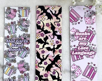 Bookish Bookmarks, Cute bookmark, Book gift, Bookish gift, Cosy bookmarks, Book lover club, Bookwork gift, Gifts for readers, Gifts
