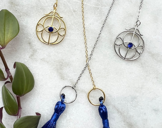 Eye of Elena Inspired Necklace Throne of Glass Bookish Jewelry Bookish